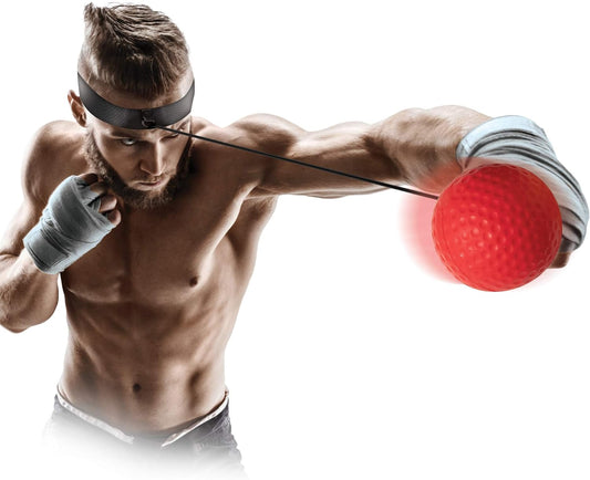 Premium Reflex Ball Kit – Elevate Your Agility and Reaction Time with Comprehensive Core Strength Training Accessories for Boxing and MMA